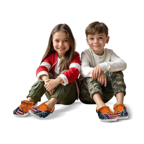 customized clemson tigers star spangled side pattern crocs fashion forward