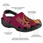 customized cleveland cavaliers contrasting stripes crocs fashion forward