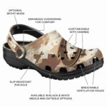 customized cleveland cavaliers desert camo crocs fashion forward