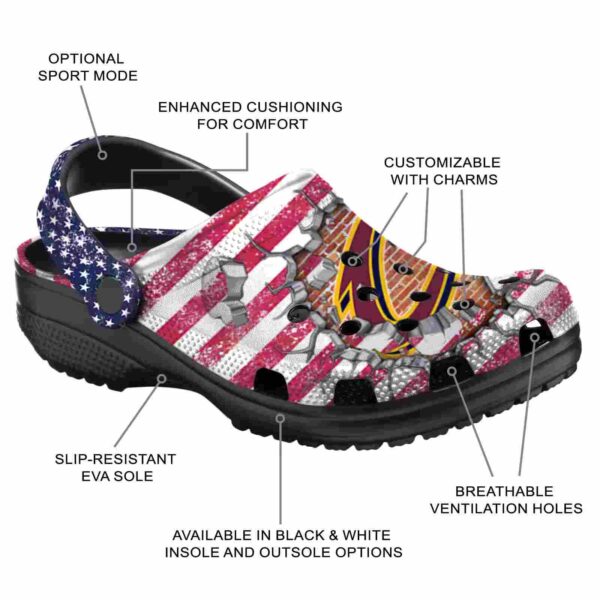 customized cleveland cavaliers freedom splinter crocs new arrival