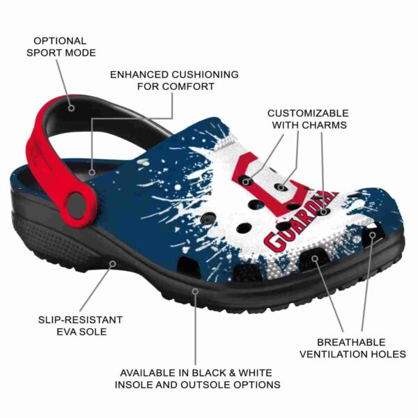 customized cleveland guardians splash art crocs new arrival
