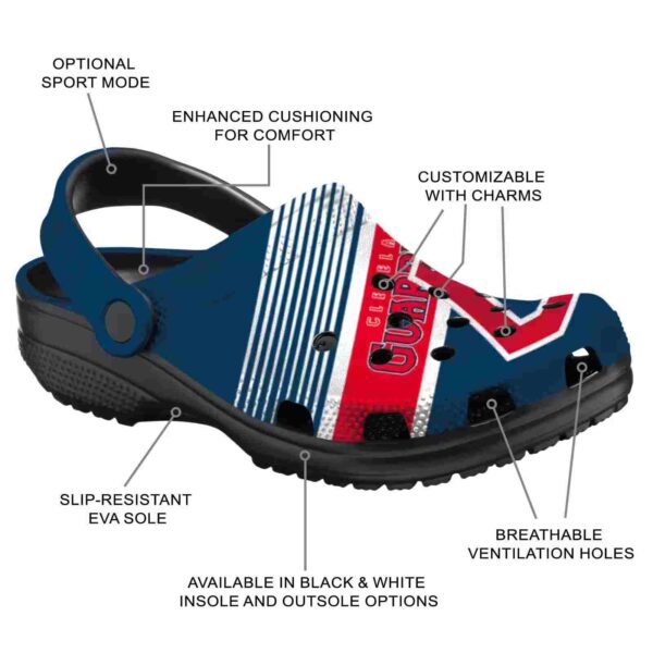 customized cleveland guardians vibrant dual tone crocs new arrival