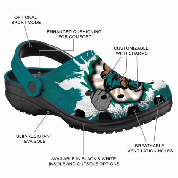 customized coastal carolina chanticleers gripping hand clog new arrival