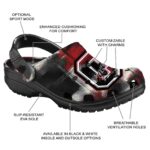 customized colgate raiders plaid fusion clog best selling