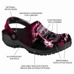 customized colorado avalanche gothic skull clog best selling