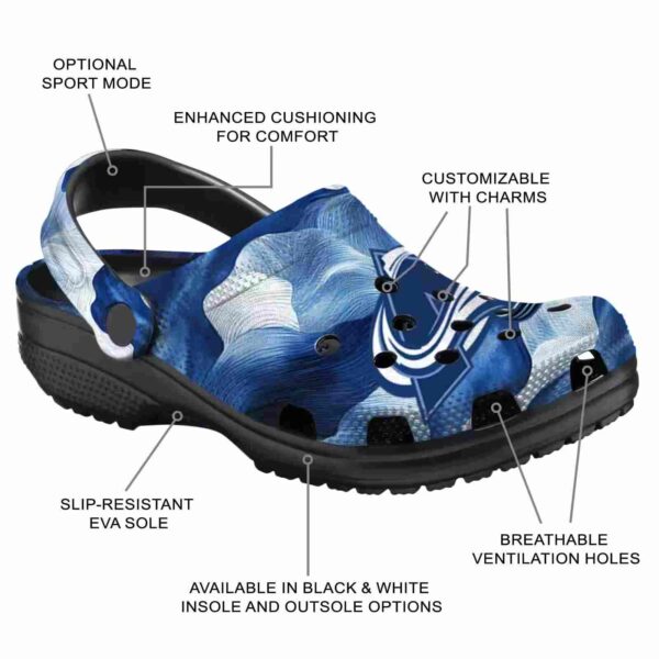 customized colorado avalanche ocean waves clog new arrival