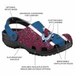 customized colorado avalanche vertical stripes clog best selling