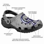 Customized Colorado Rockies Cracked Texture Crocs Best selling