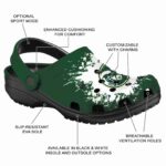 customized colorado state rams splatter background clog best selling