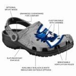 customized creighton bluejays cracked texture clog best selling