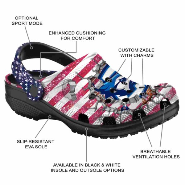 customized creighton bluejays freedom splinter clog new arrival