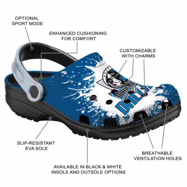 customized dallas mavericks splash art clog new arrival
