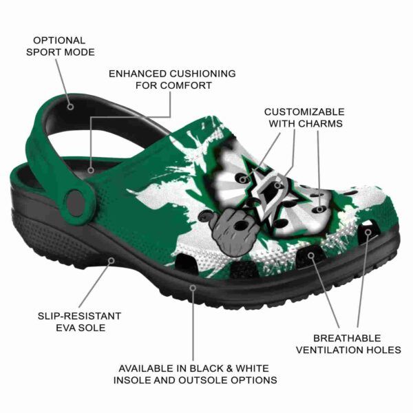 customized dallas stars gripping hand clog new arrival