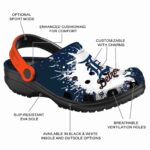 Customized Detroit Tigers Splash Art Crocs Best selling