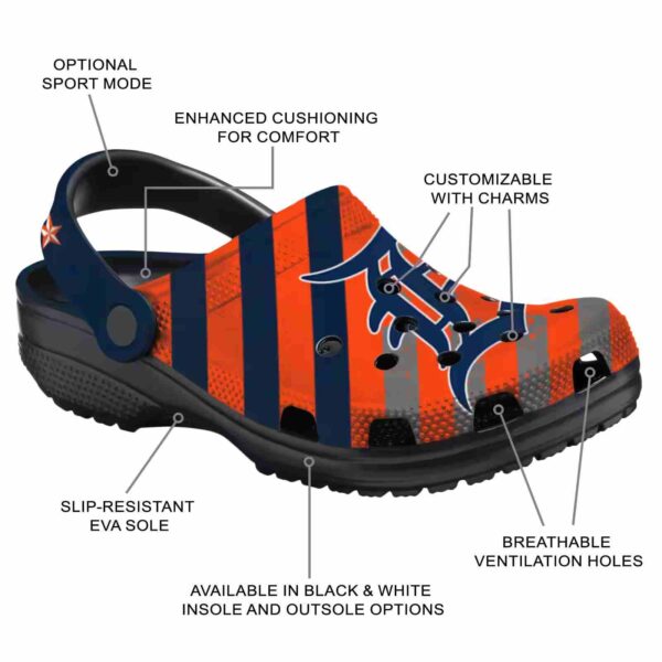 customized detroit tigers star spangled graphic crocs new arrival
