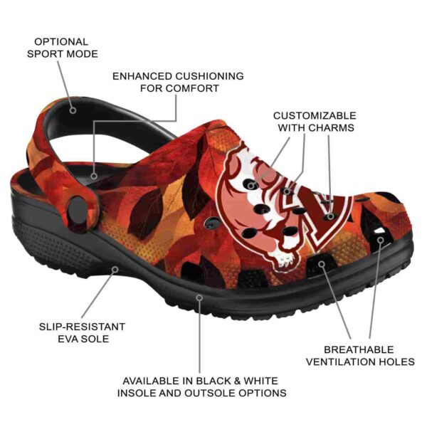 customized drake bulldogs autumn leaves clog new arrival