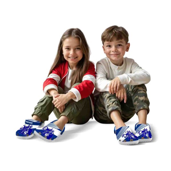 customized duke blue devils vibrant dual tone crocs fashion forward