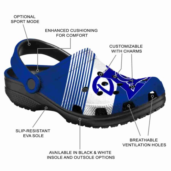 customized duke blue devils vibrant dual tone crocs new arrival