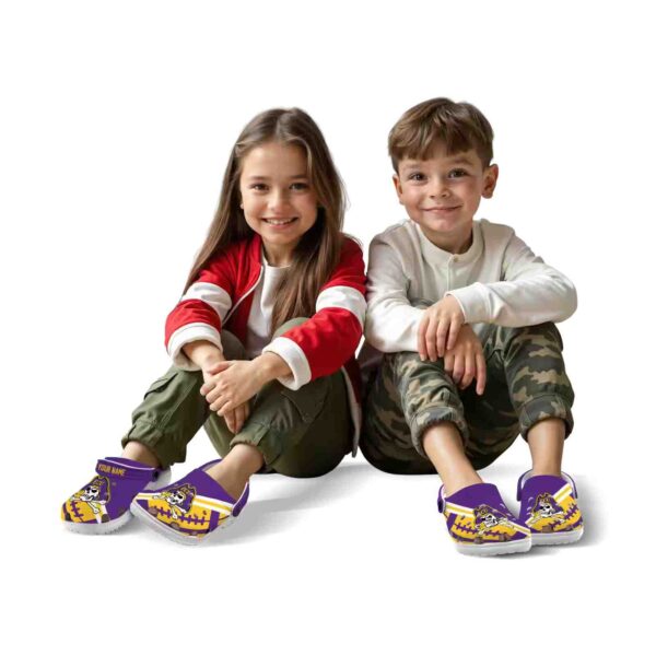 customized east carolina pirates football motif clog fashion forward