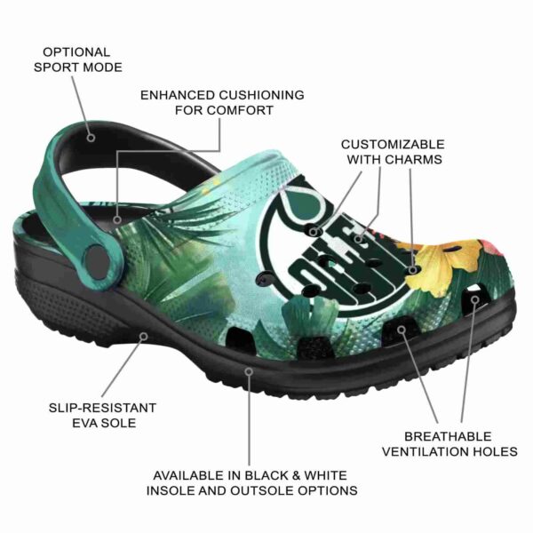 customized edmonton oilers tropical vibes clog new arrival