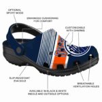 customized edmonton oilers vibrant dual tone clog best selling