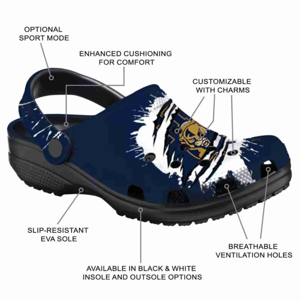customized fiu panthers splash motif background clog new arrival