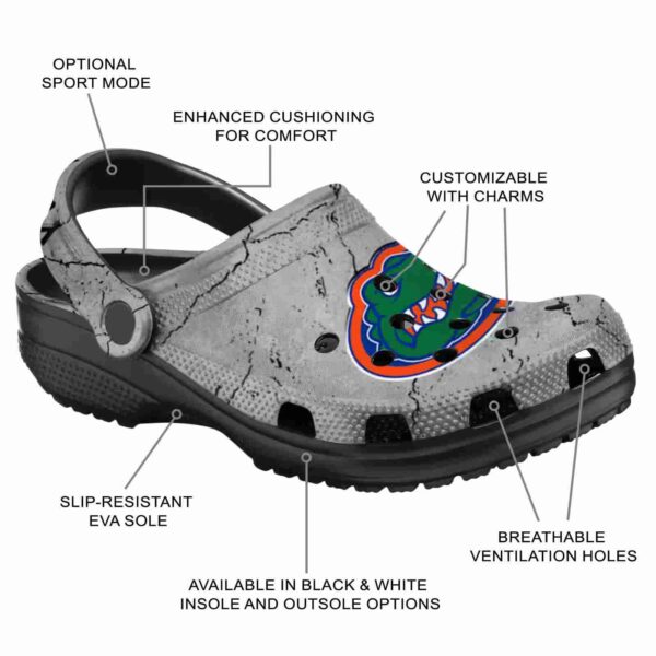 customized florida gators cracked texture crocs new arrival