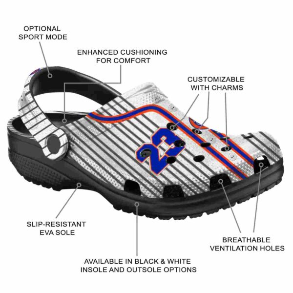customized florida gators pinstripe pattern crocs new arrival