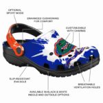 Customized Florida Gators Splatter Pattern Crocs Best selling