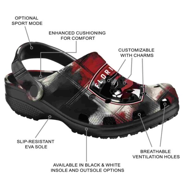 customized florida panthers plaid fusion clog new arrival