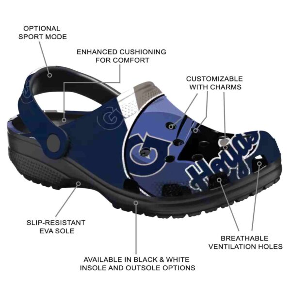 customized georgetown hoyas baseball helmet clog new arrival