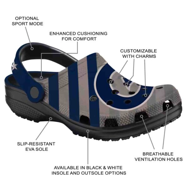 customized georgetown hoyas star spangled graphic clog new arrival