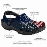 customized georgetown hoyas star spangled side pattern clog best selling