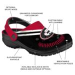 Customized Georgia Bulldogs Baseball Motif Crocs Best selling