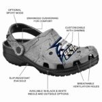 customized georgia southern eagles cracked texture clog best selling