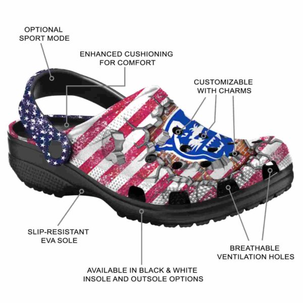 customized georgia state panthers freedom splinter clog new arrival