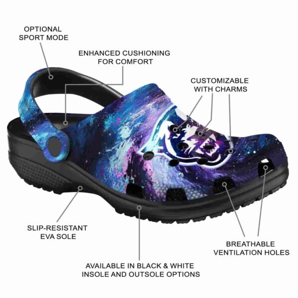 customized georgia state panthers galaxy swirl clog new arrival