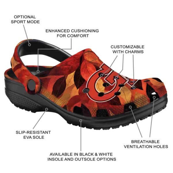 customized georgia tech yellow jackets autumn leaves clog new arrival
