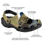 customized georgia tech yellow jackets baseball helmet clog best selling