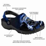customized golden state warriors gothic skull crocs fashion forward