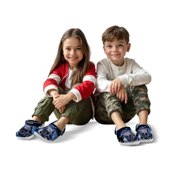 customized gonzaga bulldogs gothic skull clog fashion forward