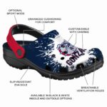 customized gonzaga bulldogs splash art clog best selling