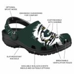 Customized Green Bay Packers Splash Motif Background Crocs Best selling