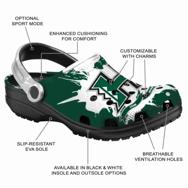 customized hawaii rainbow warriors splatter pattern clog new arrival