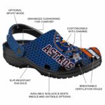 Customized Houston Astros Contrasting Stripes Crocs Best selling