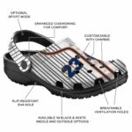 Customized Houston Astros Pinstripe Pattern Crocs Best selling