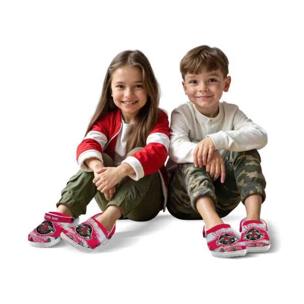 customized houston rockets paint splatter graphics clog fashion forward