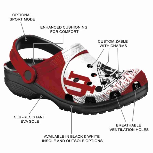 customized indiana hoosiers football helmet clog new arrival