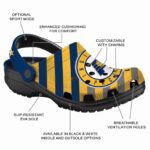 customized indiana pacers star spangled graphic clog best selling