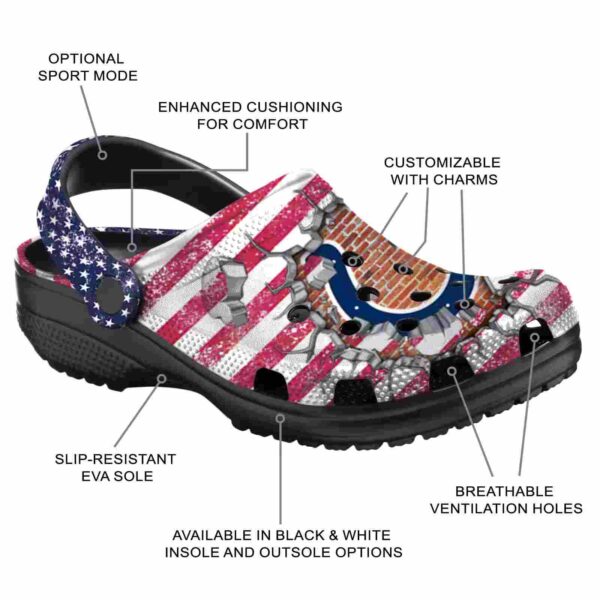 customized indianapolis colts freedom splinter crocs new arrival